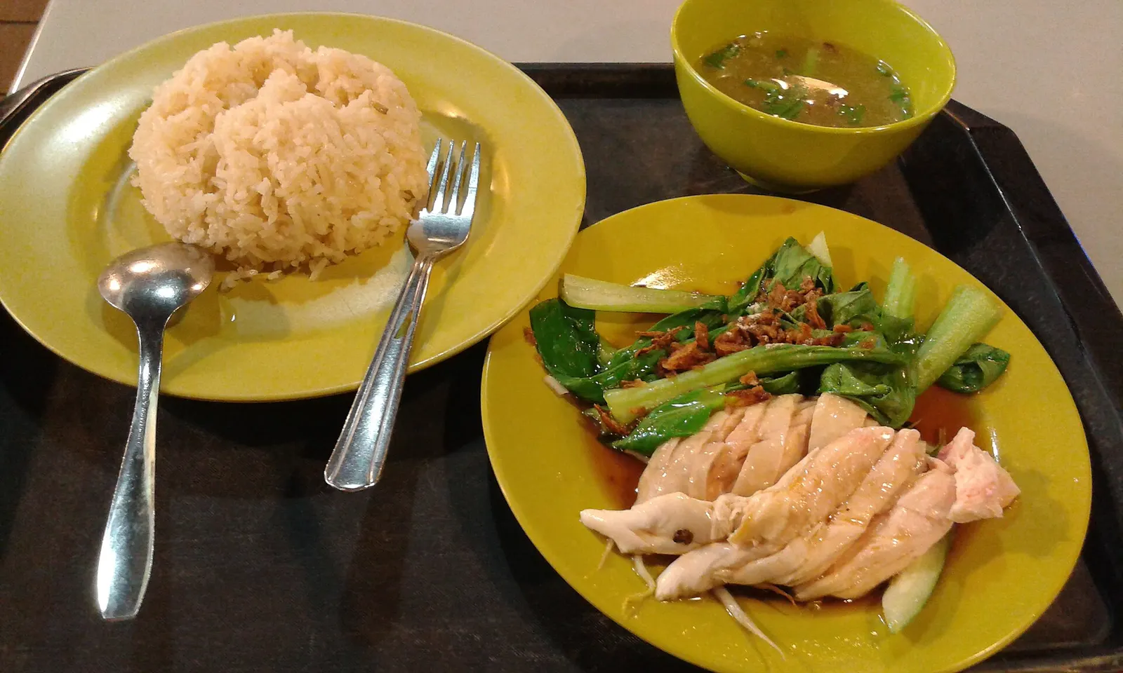 Chicken rice guide photograph